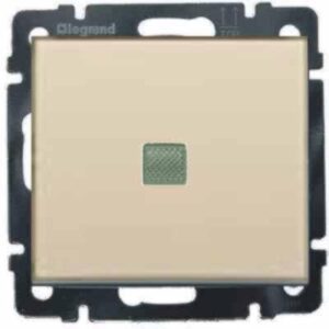 Leg 774315 Valena jelzõfényes nyomó kapcsoló 12V csont 1601