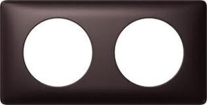 Legrand Céliane 068932 2-es mélybarna keret 1106