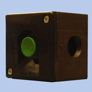 BKV -MT tokozott zöld nyomógomb IP40 1606