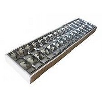 APL-Rast 236NF EVG 2x36W falonkívül duplapar. tükörrel 1501