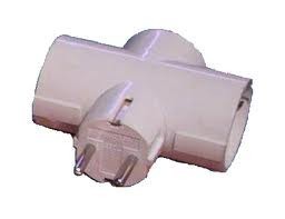 Mentavill TDUGO földelt T-dugó barna 1802