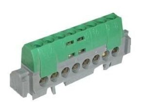 Leg 004832 szigetelt elosztókapocs ZÖLD 8 csatl. 2411