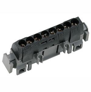 Leg 004852 szigetelt elosztókapocs FEKETE 8 csatl. 1701