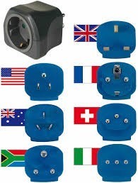 Brennenstuhl 1508500 utazóadapter Eu/USA 1401