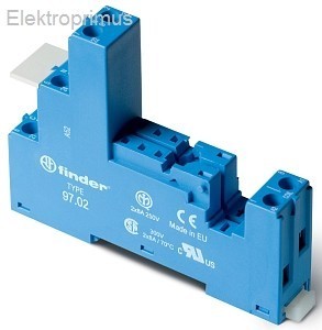 Finder 97.02 Reléfoglalat 46.52 reléhez 2109