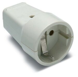 Famatel 2101 földelt lengõ dugalj krém 1802