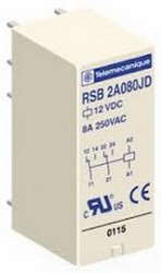 SCH RSB2A080JD relé 12VDC nyákba 2 váltó érintkezõ 1411