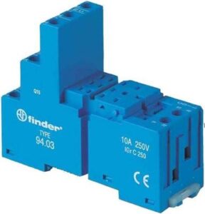 Finder 94.03 foglalat 2 érintkezõs 1411