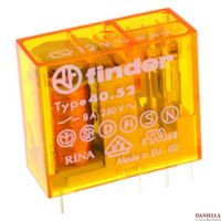 Finder 40.52.8.012 8A 12V AC 2 morse Relé 1601