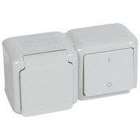 Legrand 782392 Forix IP44 102+dugalj gyv. szürke 1701