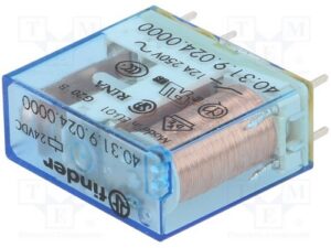 Finder 40.31.9.024 10A 24V DC 1 morse Relé 2104