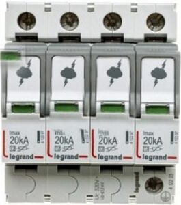 Legrand 412223 túlfesz. levezetõ 4P T2 20kA 1801
