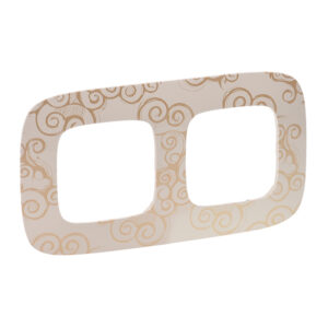 Legrand Allure 754352 kettes keret arany dekor 1605