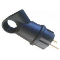 Famatel fogantyús földelt dugvilla fekete B22-AT-SBA1 1704