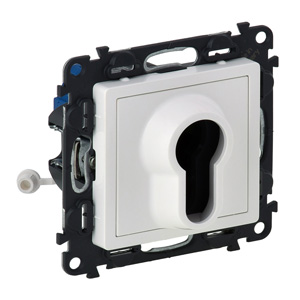 Legrand Valena Life 752125 kulcsos kapcs.2 áll. 0-1 fehér betét (69795) nélkül 2405