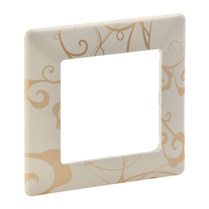 Legrand Valena Life 754111 1-es keret rokoko krém 1701