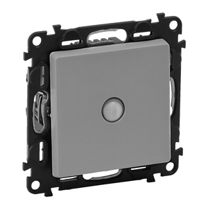 Valena Life energiatakarékos kapcsoló 10 AX alumínium