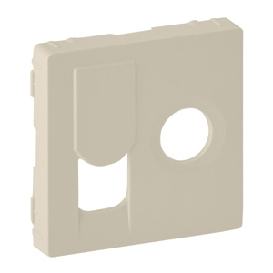 Valena Life TV csatlakozóaljzat + RJ45 Cat. 6 UTP aljzat burkolat