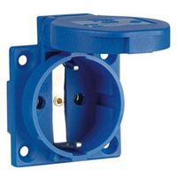 Ipari beépíthetõ háztartási dugalj 230V 16A IP44 13950 1812