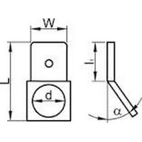 CSA-45-5 Leágazó 45 fokos szögben hajltott