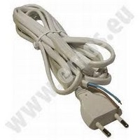 Euro kábel fehér (flexo) MTL 2x0