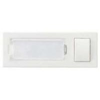 Düwi 04250 csengõnyomó fk. feliratozható fehér 24V 1902