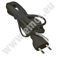 Euro kábel fekete (flexo) MTL 2x0