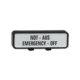 Emergency Off Legend Plate