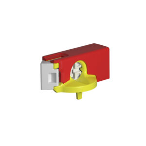 Red/Yellow Lockable Operating Knob