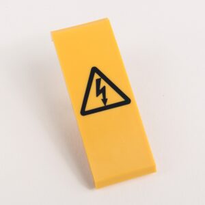 IEC Term Blck 18 mm Warning Plate