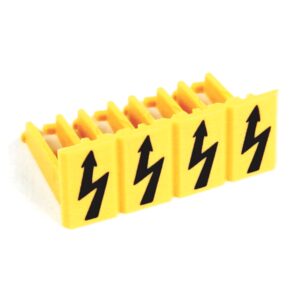 IEC Term Blck 5 mm Warning Plate