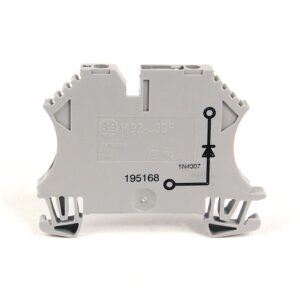 IEC 1-Ckt Feed-Thru Blk 2 Stab Conn
