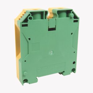IEC 1-Ckt Feed-Through Grd Blk 70mm