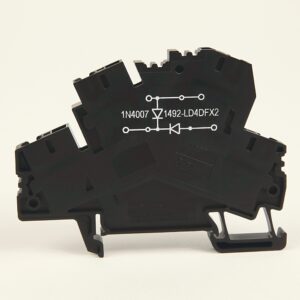 IEC Term Blck 6.1x76x52.2mm Spr Clp