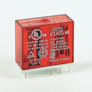 24V DPDT PCB Style 2 Pole Safety Relay